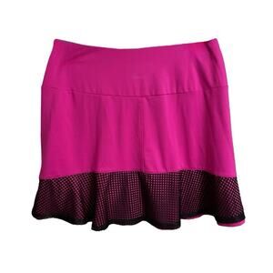 Chrissie by Tail Athletic Skort Women S Hot Pink Black Pickleball Golf Tennis